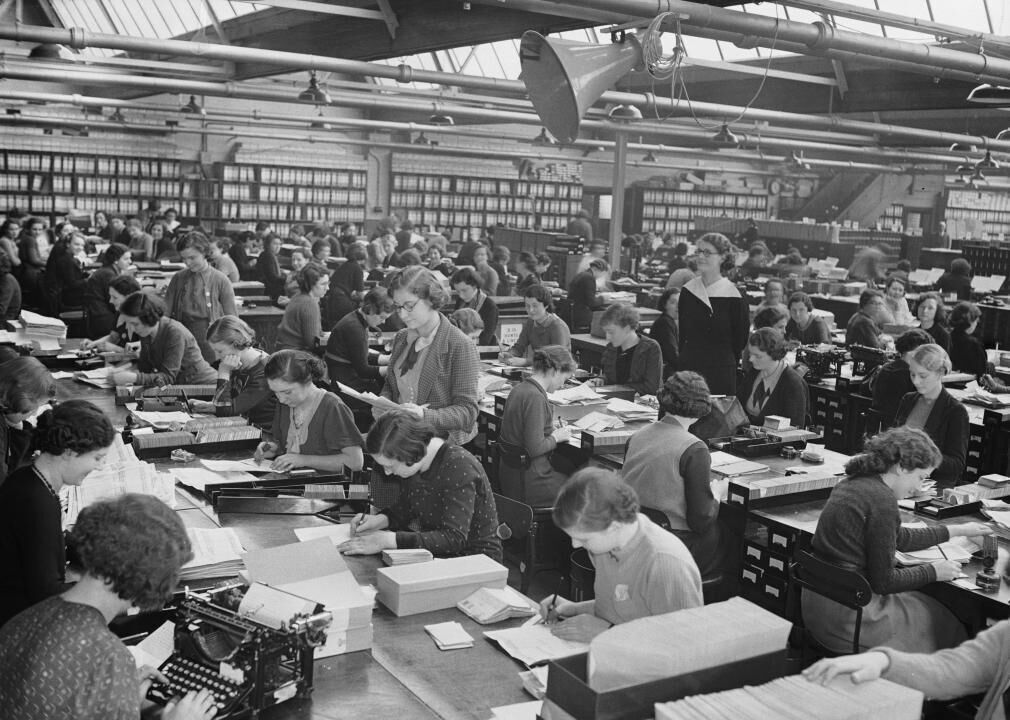 #4. Stenographers and typists